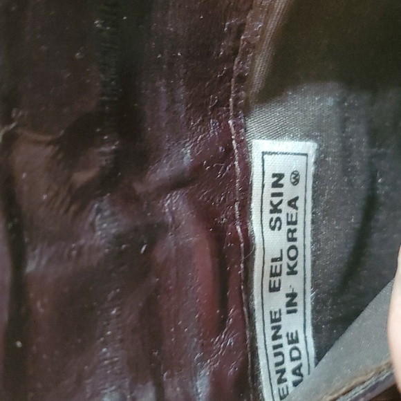 Genuine Eel Skin Wallet - Picture 4 of 5